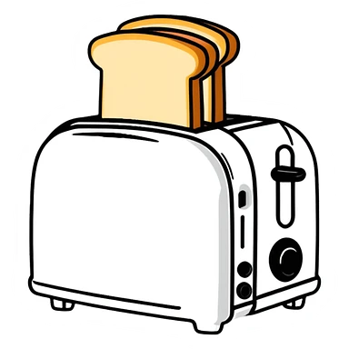 toaster sticker