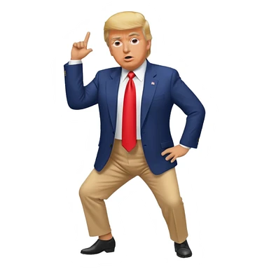 donald trump twerking sticker