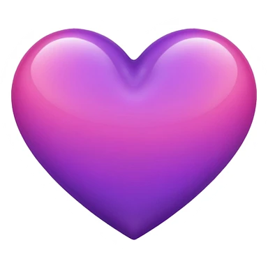 purple pink heart sticker