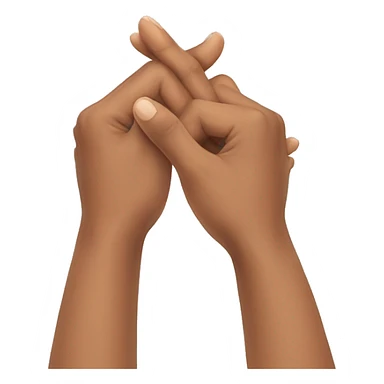 two hands holding each other's forearms in greeting sticker