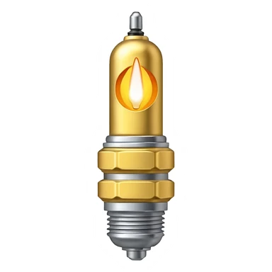 emoji spark plug sticker