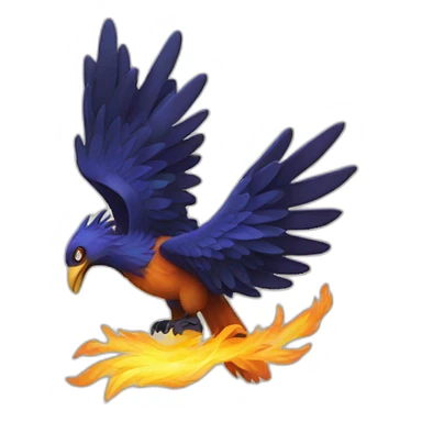 p letter text as phoenix sticker