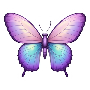 borboleta lilas sticker
