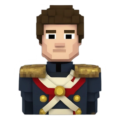 Napoléon Minecraft sticker