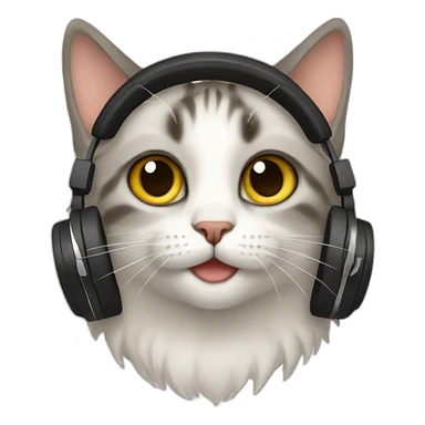 CAT AND MUSIC sticker