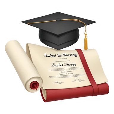 bachelor's degree in nursing sticker