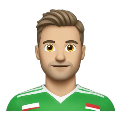 hungarian football player sticker