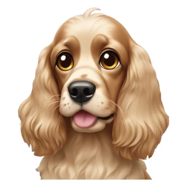A cocker spaniel sticker