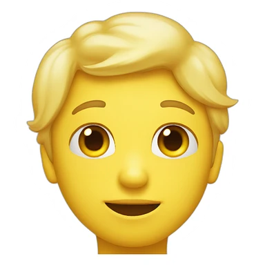 yellow face emoji saying thank you sticker