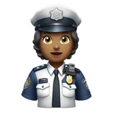 Police hello kitty sticker