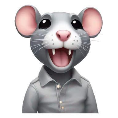 Rat at the disco sticker