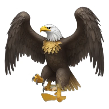 gwaihir the eagle wings spanded sticker