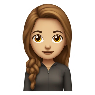 romanian girl with hazel eyes and caramel brown hair  sticker