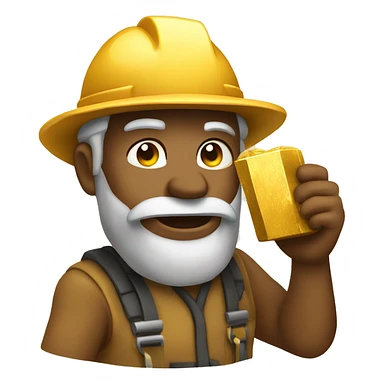 Gold Miner in a pc sticker