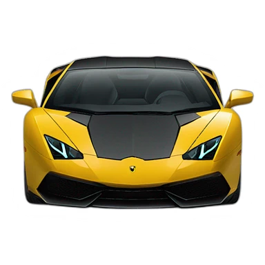 Chat conduit une Lamborghini sticker