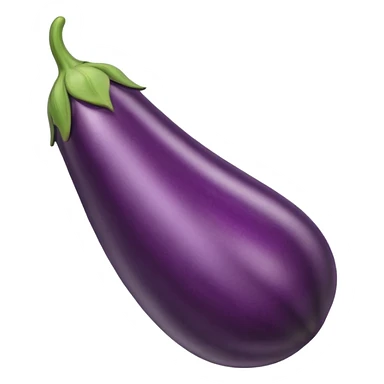 Large eggplant sticker