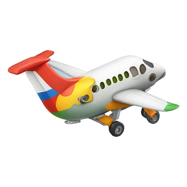 Parrot airplane sticker