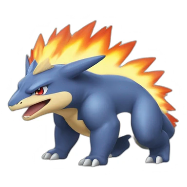 Pokémon typhlosion sticker