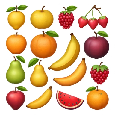 flavor fruits sticker