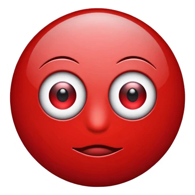 Red eye emoji sticker