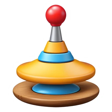 Spinning top sticker