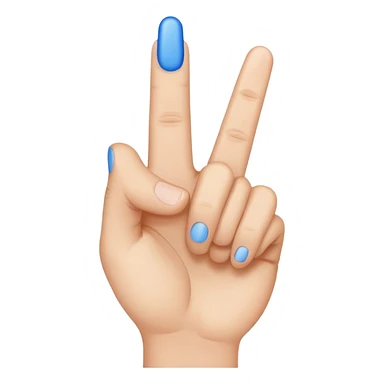 I want a blue middle finger sticker