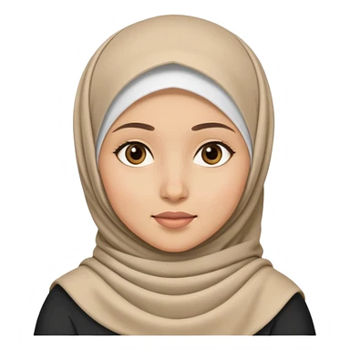 Hijab girl  sticker