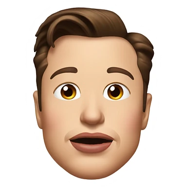 elon musk big lips sticker