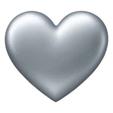 Silver heart  sticker