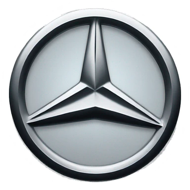 Mercedes logo sticker