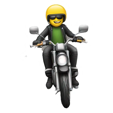 Moto on a Road sticker