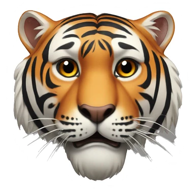 Tiger head  sticker