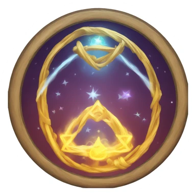 Magic circle sticker