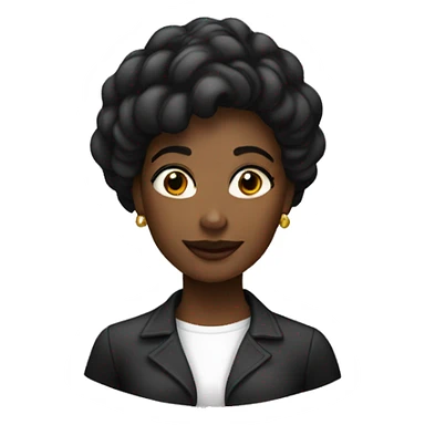 Femme noire élégante sticker