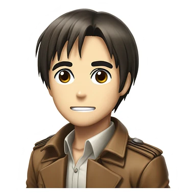 eren jaeger from attack on titan sticker