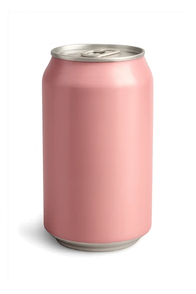 pink soda can sticker