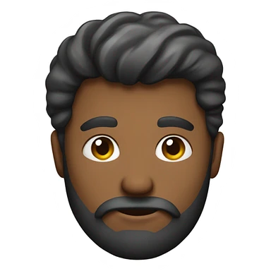 Same bearded man holding a heart sticker