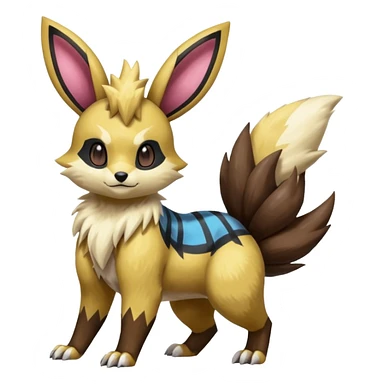 Zeraora-Obstagoon-Furret-Buneart-Lopunny-Eevee-fusion sticker