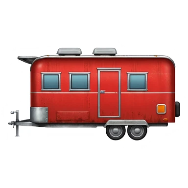 Tráiler rojo sticker
