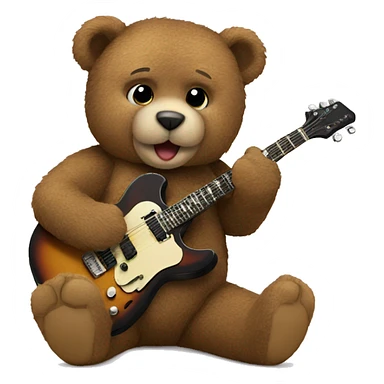 rockstar teddy bear sticker