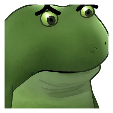 Face with black heart eyes sticker