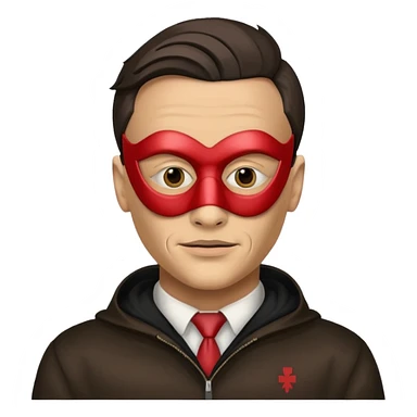 Homem mascarado com a máscara da fsociety do filme Mr Robot. sticker