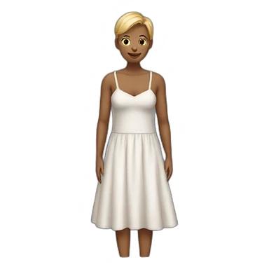 Chat avec une robe sticker