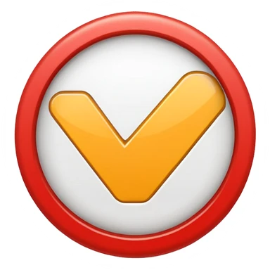 bouncing white check mark coming at you sticker