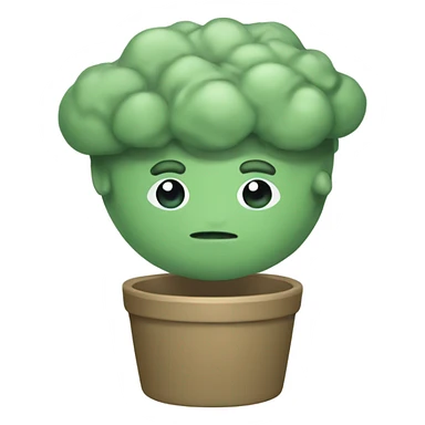 Sage green Boba sticker