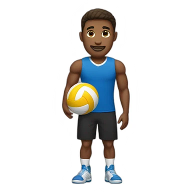 The guy with the volleyball sticker