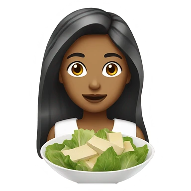 girls who love caesar salad sticker