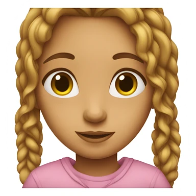 A girl who doesn’t know sticker