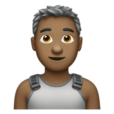 Human raccoon sticker