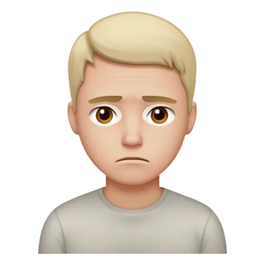 расстроен человек без друзей sticker